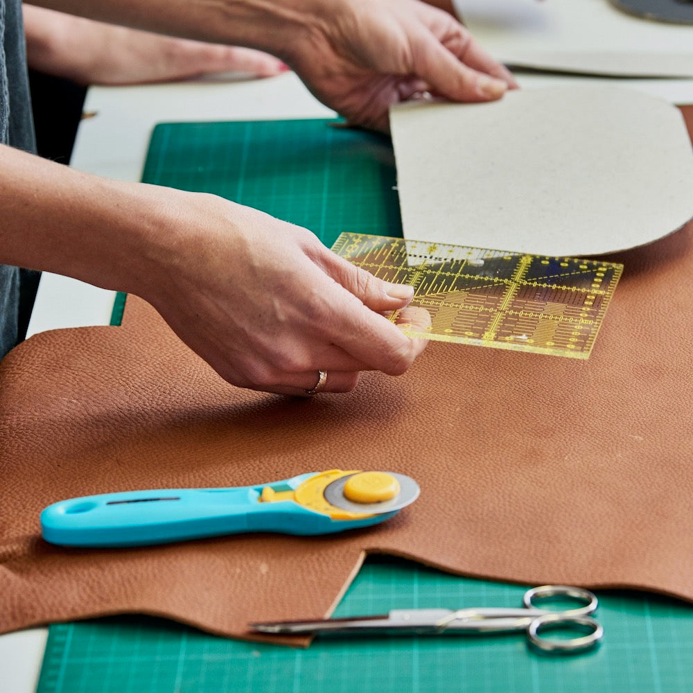 monsak workshop amsterdam leer tas maken atelier handgemaakt