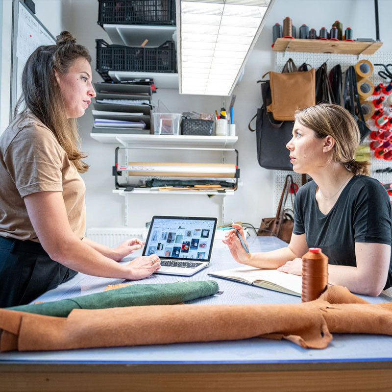 leren tas laten maken zelf samen stellen Amsterdam monsak leer atelier
